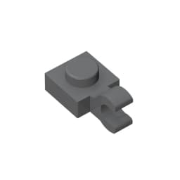Gobricks GDS-813 PLATE 1X1 W/HOLDER VERTICAL compatible with lego 6019 61252 children's toys Assembles Building Blocks Technical