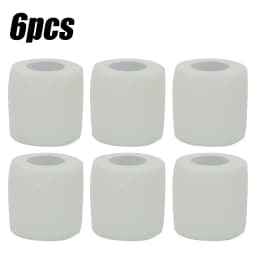 6/12/24Pcs White Sport Self Adhesive Elastic Bandage Wrap Tape Elastoplast For Knee Support Pads Finger Ankle Palm 2.5CM-15CM