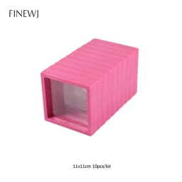 Lot of 10pcs 3D Floating Frame Display Stand Gift Ornament Organizer PE Film Anti-Oxidation Medallions Coin Jewelry Storage Box