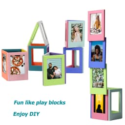 5-20PCS Assorted Color Free Combination Magnetic Photo Frame For Fujifilm Instax Mini Film Intax Mini 12 11Film Mini 8 7s 70 90