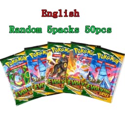 Pokem Card 360Pcs Prismatic Evolutions PHANTASMAL FLAMES Scarlet Violet 151 Black Bolt English Booster Battle Transaction Card