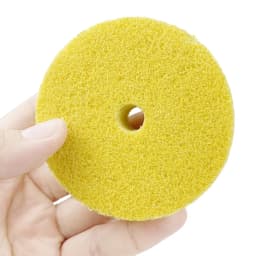 75mm Diameter 3-Inch Non-Woven Polishing Wheel Nylon Fiber Wheel for Small Bench Mill Grinding Machine Rotary Tool