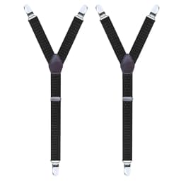 1 Pair Men Shirt Stay Adjustable Shirts Holder Y Shape Leg Thigh Suspender with Non-slip Locking Clips Men Tucker Garters Strap