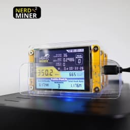 LV04 Bitcoin NerdMiner V2 2.8 Inch Solo Miner | 1000KH/s SHA-256 Home BTC Mini Crypto Miner | Plug & Play Low Power Machine