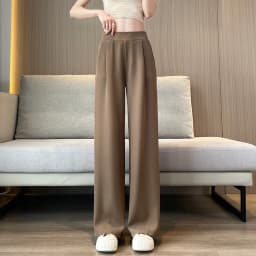 High Waist Wide Leg Seven-Five Pants Women's Summer New Style Korean Version Ice Silk Loose Casual Versatile Five-Five Pants