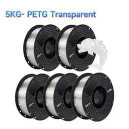 5KG PETG Plastics 3D Printer Filament 1.75mm Plastic Material Black White Color PETG 3D Filament Consumables for KP3S Pro S1