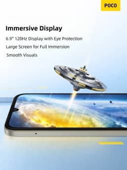 Smartphone POCO C81 Pro Global Version 6.9 inch 120Hz Display 6000mAh Battery UNISOC T7250 Octa Core HyperOS 3 2026 Mobile Phone