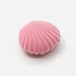 Bulk Sale 10Pcs Cute Shell Shape Velvet Earring Case Engagement Party Necklace Pendant Jewelry Display Storage Wedding Gift Box