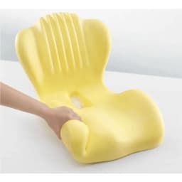 Solvath 2026 New Lumbar Support Memory Foam Cushion Ergonomic Pressure Relief Pad Comfort Sitting for Sedentary Use