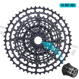 SPEDAO 12 Speed MTB Cassette 10-52T 10-50T 11-50T XD HG Freewheel Lightweight CNC K7 Sprocket Drivetrain Upgrade Bike Parts