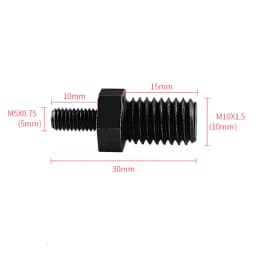 Grinding Adapter Rod M5 To M10 For Mini Angle Grinder With Pressure Plate For 3inch Electric Drill Conversion Rod