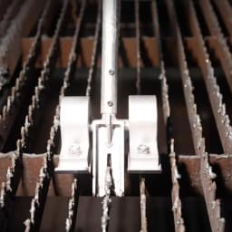 Safety Small Manual Slag Remover with Rack for Laser Cutting Grating Slag Cleaning
