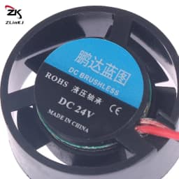 1Pcs DC 5V/ 9V 12V 24V Round Mini Fan For Led Lamps Computer Radiator 25.5x10mm Notebook Micro Cooling Fan