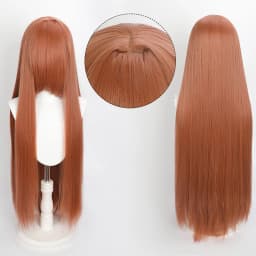 100cm Colourful Wig Long Staight Cosplay Anime Costume Party Wigs Synthetic Heat Resistant Wig