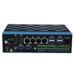 Partaker Mini PC Intel Core I5 1235U I7 1255U DDR5 RAM 4 x LAN TPM2.0 2 x DP 12~24V DC RS485 GPIO AGV AMR Industrial Compter IPC