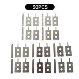 30pcs 18650 Lithium Battery Nickel Sheet 5Set Polygonal Battery Nickel Sheet For Spot Welding Machine Batteries Connection Sheet