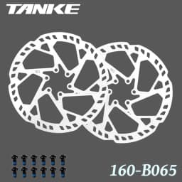 TANKE MTB Bicycle Disc Brake Rotor Stainless Steel 160mm 180mm 203mm 6 Bolts Hub Mount Bike Parts 1.8mm Thicken bike Disc