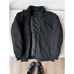 American Style Cleanfit Deconstructed Stand Collar Flight Jacket Cotton Men's Winter Thickened Shoulder Cotton Coat Outerwear
