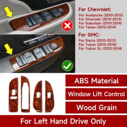 Car Center Console Armrest Box Interior Sticker For Chevrolet Avalanche Silverado Suburban Tahoe GMC Sierra Yukon XL Accessories