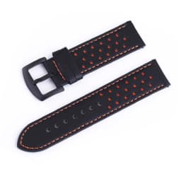 Leather Hole Band for Samsung galaxy watch 5/pro/4/Classic/Active 20/22mm Genuine bracelet Huawei gt/Amazfit gts-gtr-3-2e strap