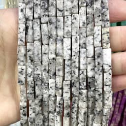 4*13MM Natural Stone Square Aventurine Tiger Eye Agates Crystal Jades Spacer Beads For Jewelry Making DIY Bracelet Accessories
