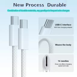 PD 40W For Apple Fast Charger For iPhone 17 Air 16 15 14 13 12 11 Pro Max Type C Quick Charging Data Cable UK EU Plug Adapter