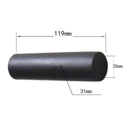 Enjoy Secure Handling 2Pcs Universal Fit Wheelbarrow Rubber Handles Non Slip Grip For Comfortable And Safe