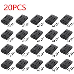1-20Pcs K Sheath Kydex Waist Belt Clip Hunting Knife Scabbard Kit Tek Lok Belt Clamp Belt Mag Gun Holster Waist Back Clips