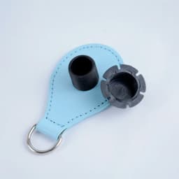 TANQU New 2 Pair 4 Pc Shiny Drop End for Obag Handle PU Drop Attachment for O Bag Obasket DIY Women Bag