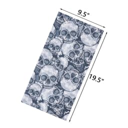 Skull Pattern Seamless Breathable Neck Warmer Gaiter Men Cycling Bandana Women Running Hiking Tube Scarf Sunshield Face Mask
