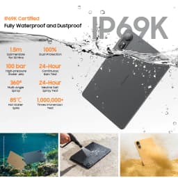 Global version Blackview MEGA 12 Tablet 12.2" 2.4K 120Hz Display Dimensity 7200 CPU 50MP Camera 10000mAh 5G Android 16 Tablet PC