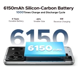 DOOGEE Note56 Pro Android 16 Smartphone Gemini AI 6.56" 6150mAh Battery 32GB RAM(4+28) 128GB ROM Widevine L1 Support Mobilephone