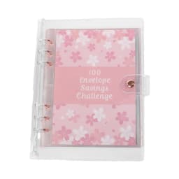 Money Saving Challenge Book 100 Days Cost Saver Planner Expense Organizer Account Books With Zipper Sticker Pen For Personal