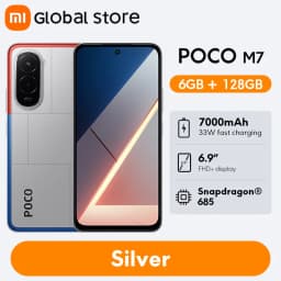 POCO M7 Global Version Snapdragon 685 Smartphone 5G 6.9" 144Hz FHD+ DotDisplay 50MP Camera 7000mAh Battery 33W Fast Charging NFC