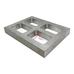 Aluminum Casting Mould Frame Thickness 12mm Vulcanized Rubber Molding Tool Jewelry Tools