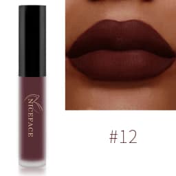 NICEFACE Matte Velvet Lip Glaze Waterproof Long Lasting Not Easy To Fade Lip Gloss Silky Smooth Sexy Lipstick Women Maquillage