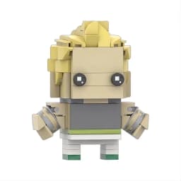Bricklink MOC Game Fantasyed Action Figures Zack Fair Tifa Aerith Cloud Mog Bricks Sets Building Blocks Kid Toys Christmas Gift