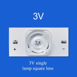 3V 6V SMD lamp beads with optical lens filter, suitable for 32-65 inch LED TV repair, with thermal glue, 2m cable repair parts