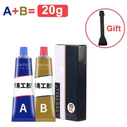 Magic Repair Glue AB Glue Metal Strong Iron Bonding Heat Resistant Cold Welding Casting Glue Durable Adhesive For Metal Items