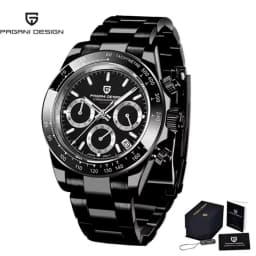 Original New PAGANI DESIGN PD-1664 / PD-1644 Japan VK63 Movt Quartz Wristwatches Sapphire Waterproof Chronograph Reloj Hombre
