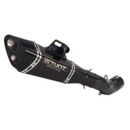 Motorcycle Exhaust System Slip On Exhaust Muffler Tail Pipes For Kawasaki Z900 2017 - 2021 Round Black Muffler