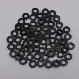 100pc Nylon Washer For Drum Screw Drum Lug White Black Color Nylon Flat Wahser Thickness Heavy Product
