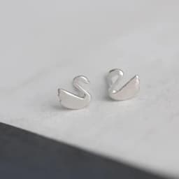 Silver Plated Creative Ear Hole Earrings for Women Prevent Korean Style Stud Earrings Allergy Earrings Fine Jewelry Accessories
