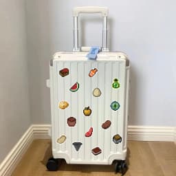 70/140PCS Pixel Wind Material Stickers Creative Personalized Decoration DIY Notebook Line Luggage box stickers