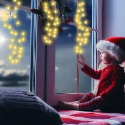 100/200LEDs LED Light String Green Wire Fairy Light String Used For Indoor Cluster Christmas Tree New Year's Party Camping Decor