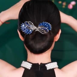 Elegant Peacock Shape Hair Bun Maker Twist Headwear Roll Hair Tool Hair Twister Easy Fast Snap Hairstyle Twist Women