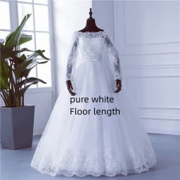 New Spring Lace Appliques Wedding Dress Long Sleeve Vestidos De Novia 2026 V-Neck Bride Wedding Gown Customized Plus Size