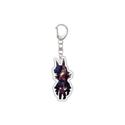 55MM Anime Pretty Derby Keychain Oguri Cap Special Week Silence Suzuka Tokai Teio Key Chain Acrylic Model Plate Christmas Gifts