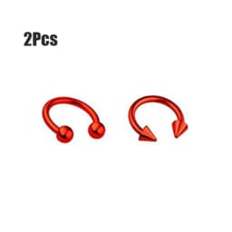 Punk C Shape Steel Nose Ring Horseshoe Lip Ring puncture Hook Clip Earrings Septum No Allergic Body Piercing Jewelry Nose Rings