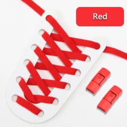 1 Pair No Tie Shoe Laces Press Lock Shoelaces Without Ties Elastic Laces Without Ties Sneaker Kids Adult Flat Shoelace for Shoes